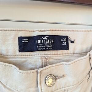 Hollister Carpenter Pants in Cream